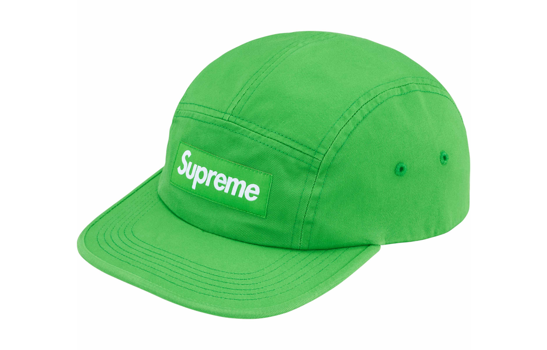 【代購】Supreme Washed Chino Twill Camp Cap SS24