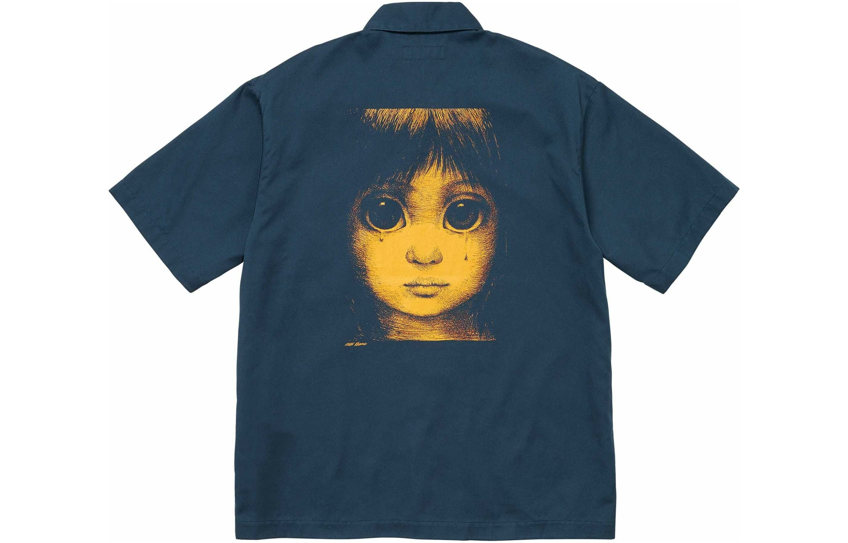 【代購】Supreme Margaret Keane Teardrop S/S Work Shirt