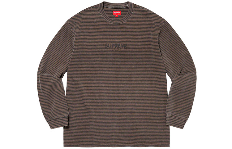 【代購】Supreme Micro Stripe L/S Top