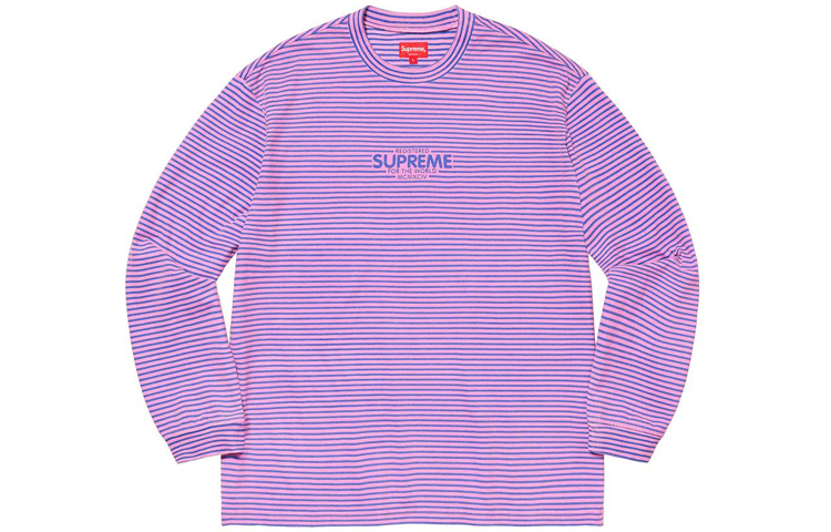 【代購】Supreme Micro Stripe L/S Top