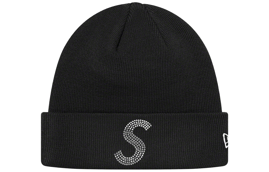 【代購】Supreme New Era Swarovski S Logo Beanie