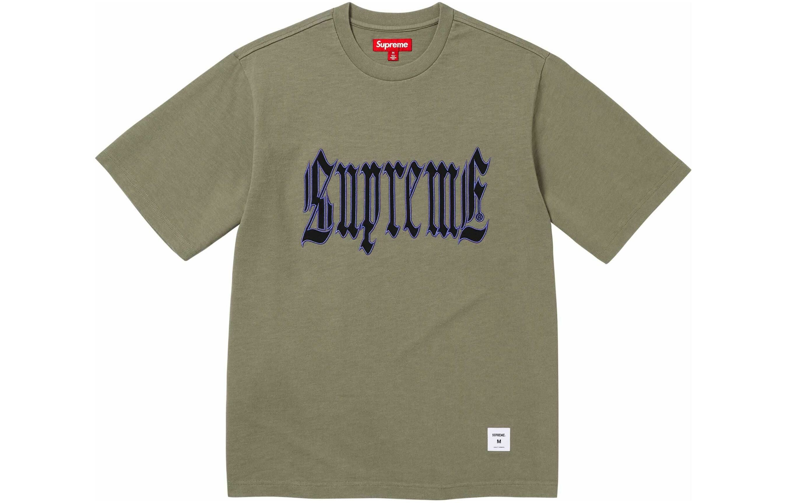 【代購】Supreme Old English S/S Top SS24