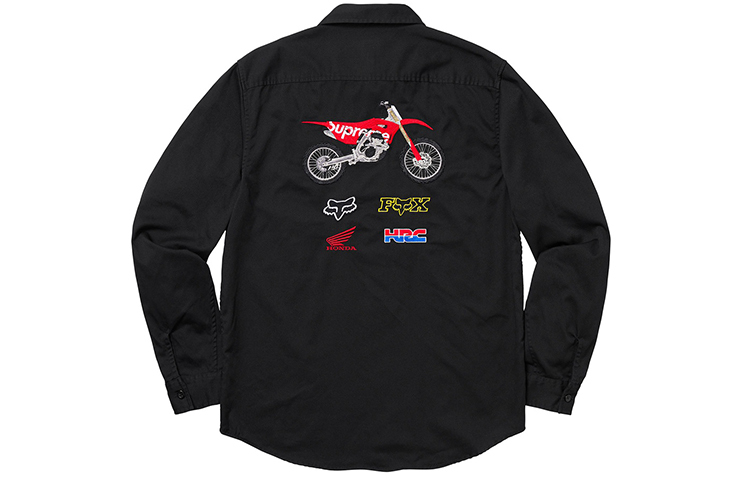 【代購】Supreme Honda Fox Racing Work Shirt