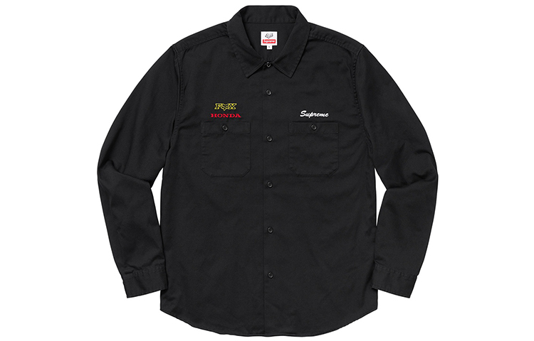 【代購】Supreme Honda Fox Racing Work Shirt