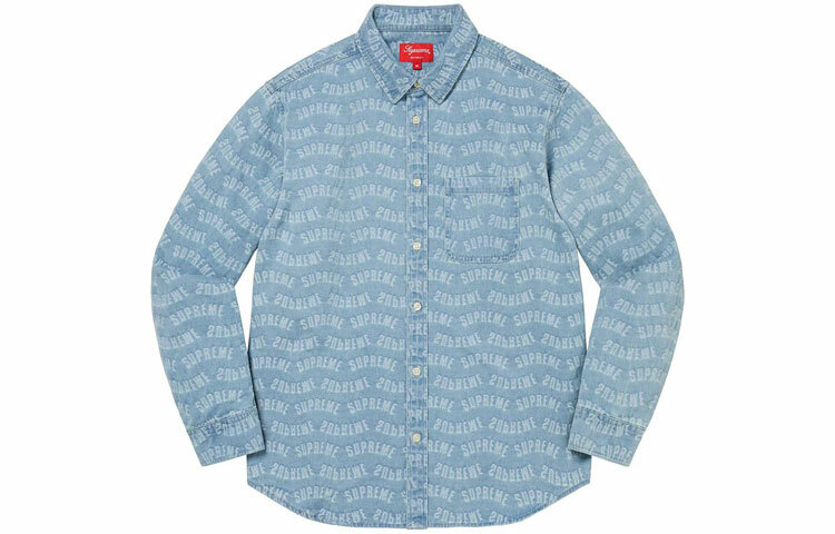 【代購】Supreme Arc Jacquard Denim Shirt