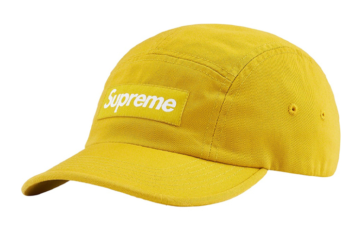 【代購】Supreme Washed Chino Twill Camp Cap FW22