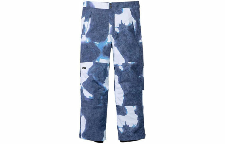 【代購】Supreme The North Face Bleached Denim Print Mountain Pant