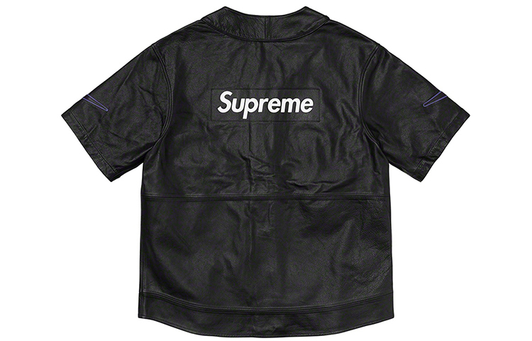 【代購】Supreme Nike Leather Baseball Jersey