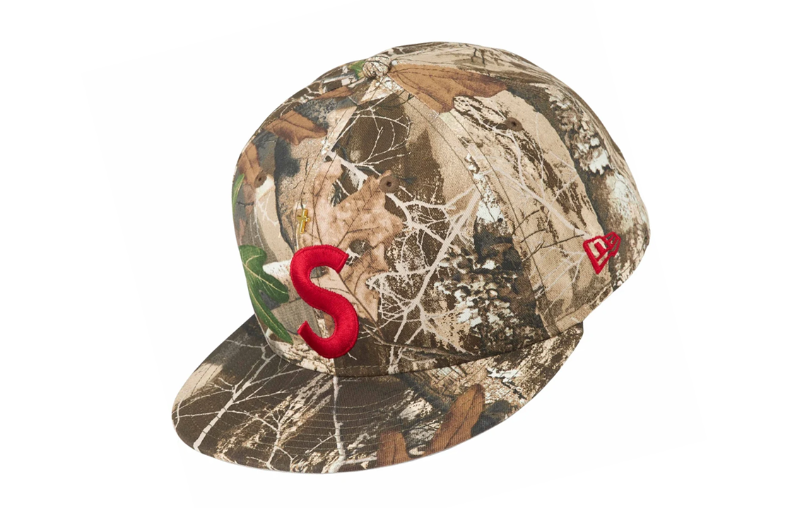 【代購】Supreme Gold Cross S Logo New Era Fitted Hat