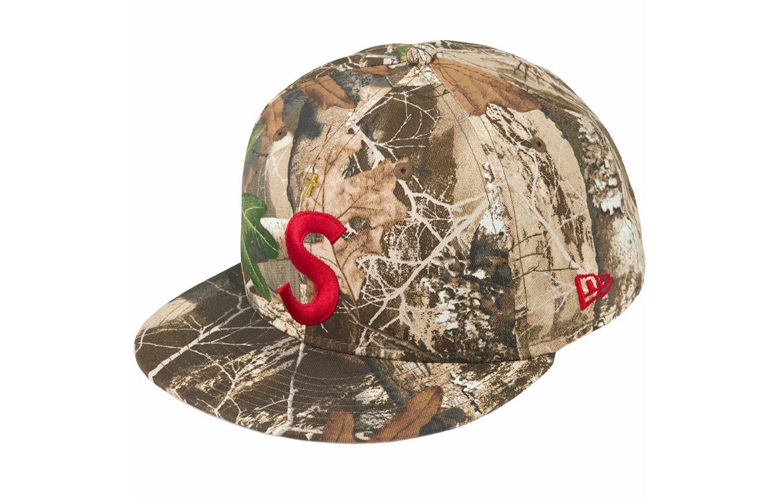 【代購】Supreme Gold Cross S Logo New Era Fitted Hat