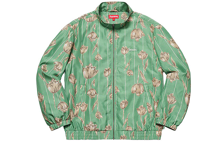 【代購】Supreme Floral Silk Track Jacket