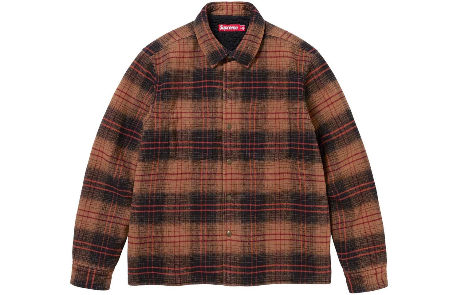 【代購】Supreme Lined Flannel Snap Shirt