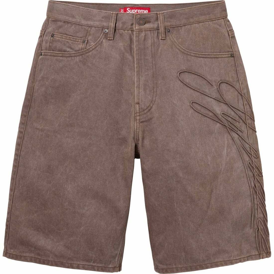 【代購】Supreme Script Baggy Denim Short
