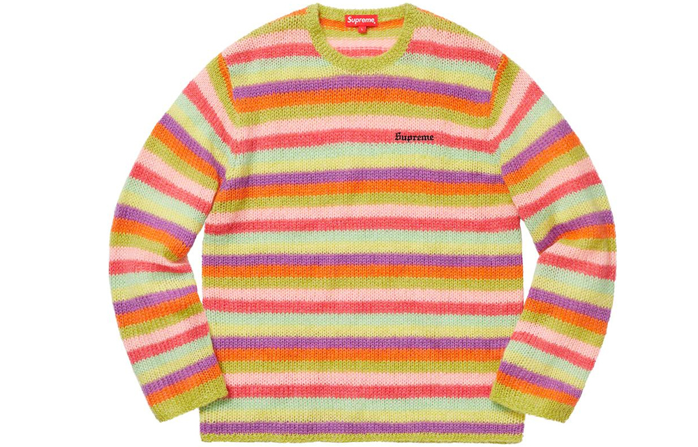 【代購】Supreme Stripe Mohair Sweater