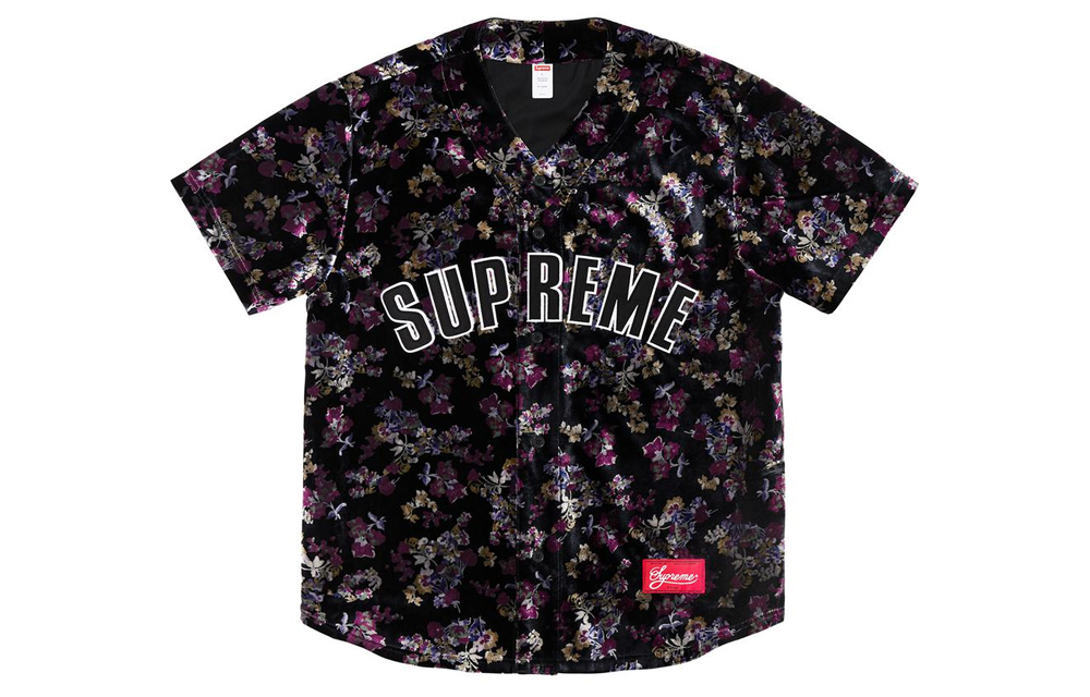 【代購】Supreme Floral Baseball Jersey