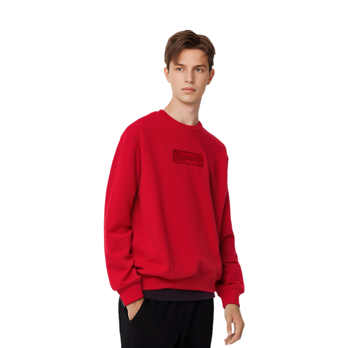 【代購】Supreme Cutout Logo Crewneck