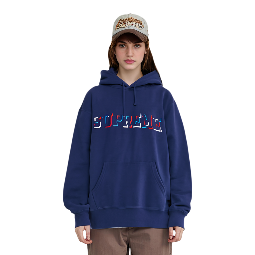 【代購】Supreme Drop Shadow Hooded Sweatshirt