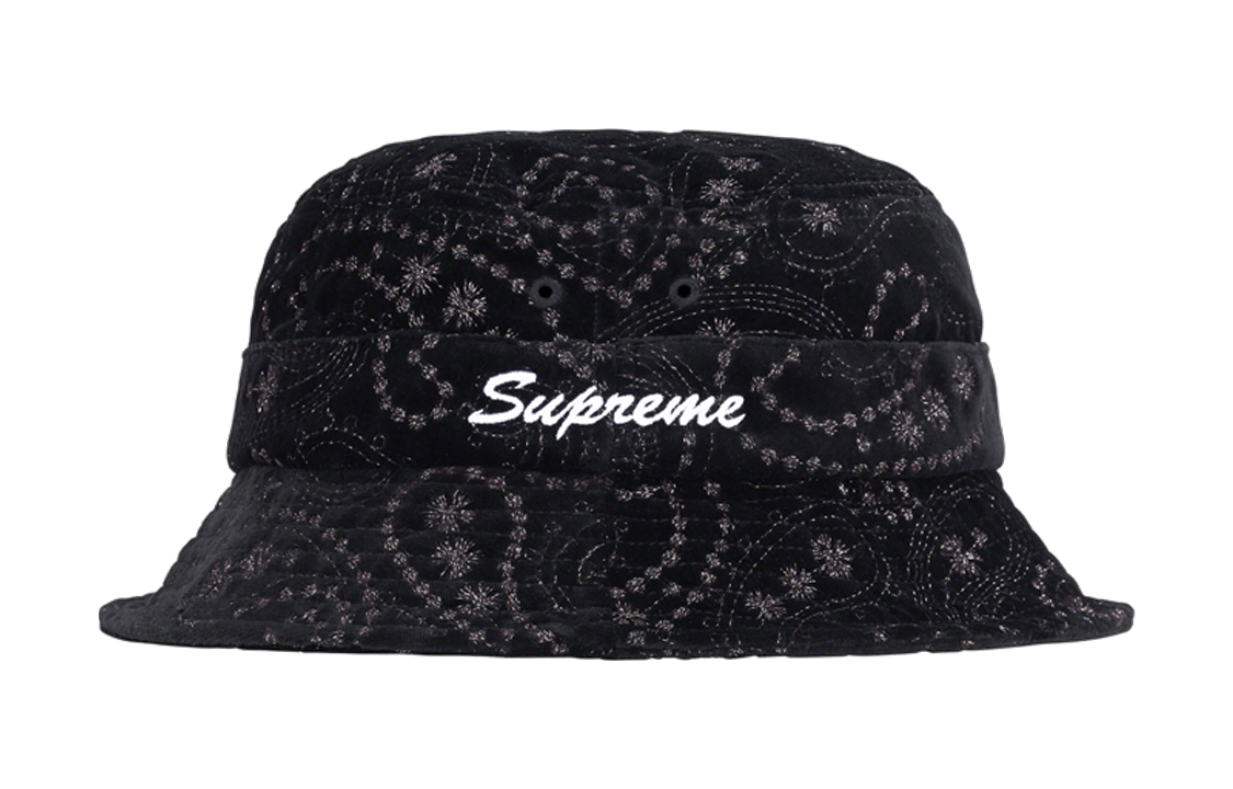【代購】Supreme Velvet Paisley Boonie