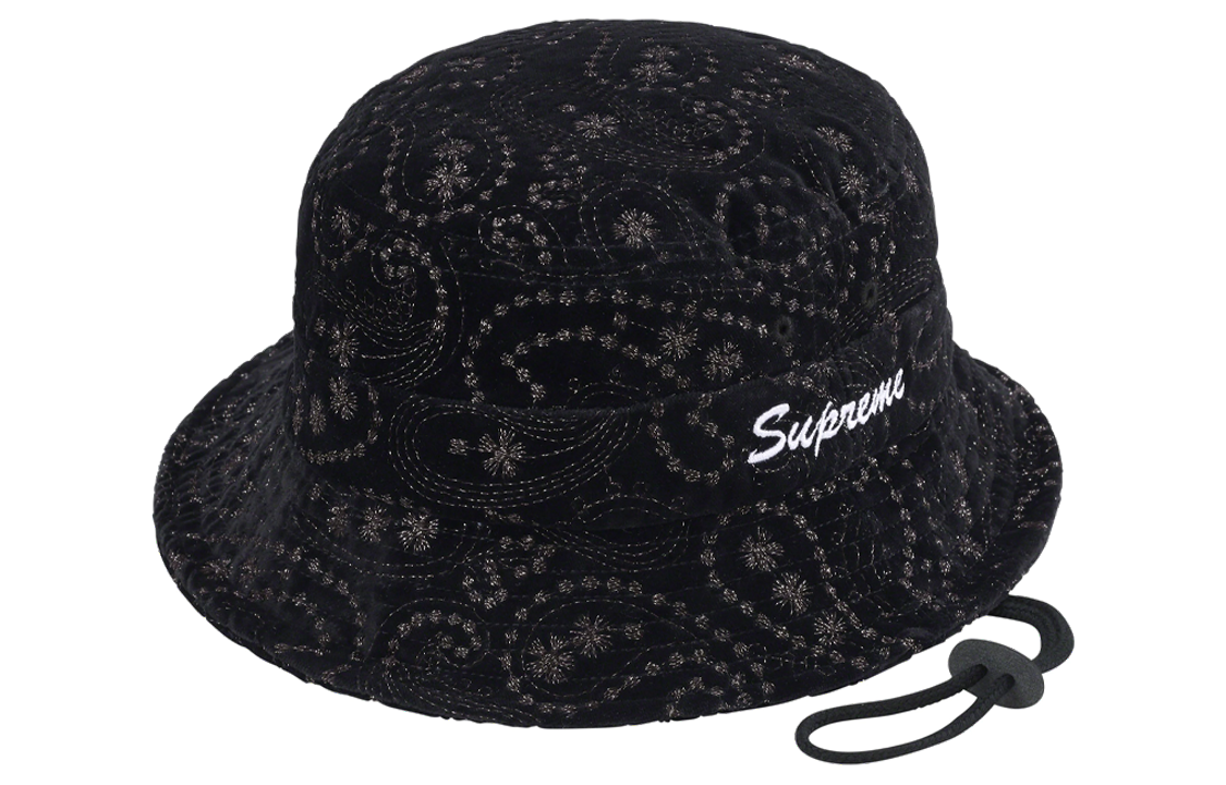 【代購】Supreme Velvet Paisley Boonie