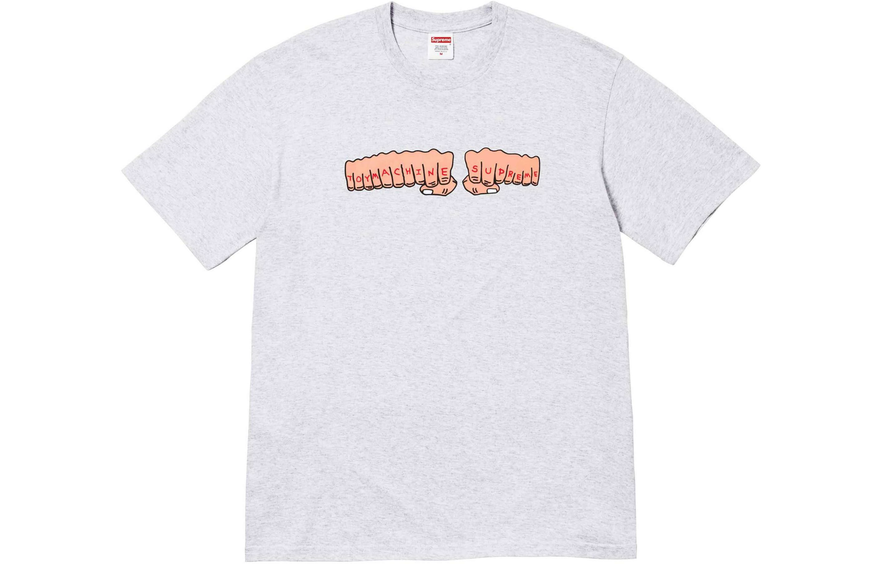 【代購】Supreme Toy Machine Fist Tee Burnt Red