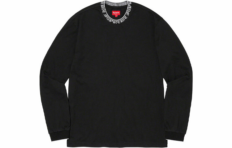 【代購】Supreme Old English Collar Logo Long-Sleeve Top