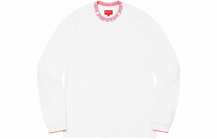 【代購】Supreme Old English Collar Logo Long-Sleeve Top