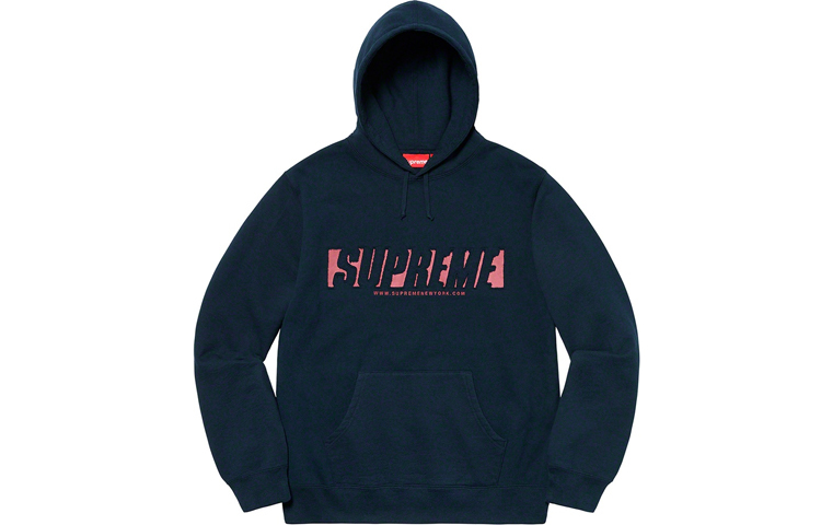 【代購】Supreme Reflective Cutout Hooded Sweatshirt
