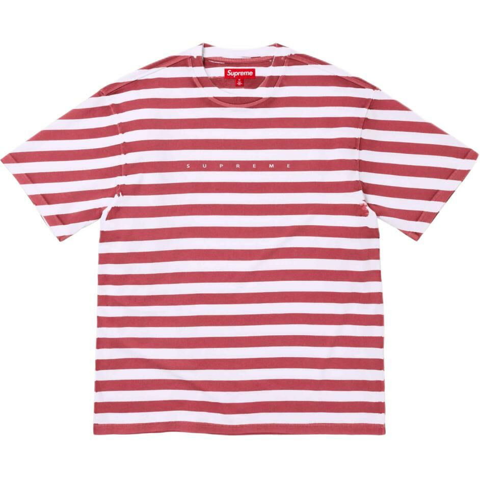 【代購】Supreme Overprint Stripe S/S Top