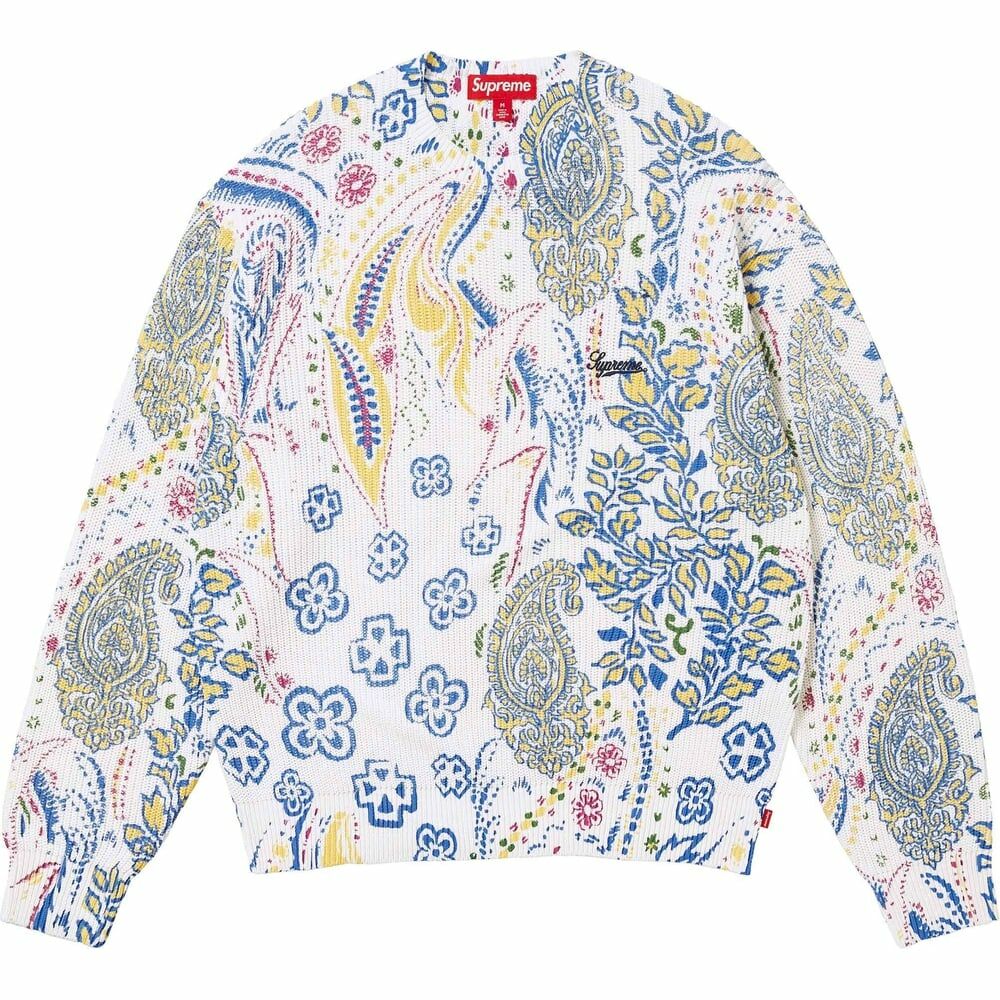 【代購】Supreme Printed Paisley Sweater
