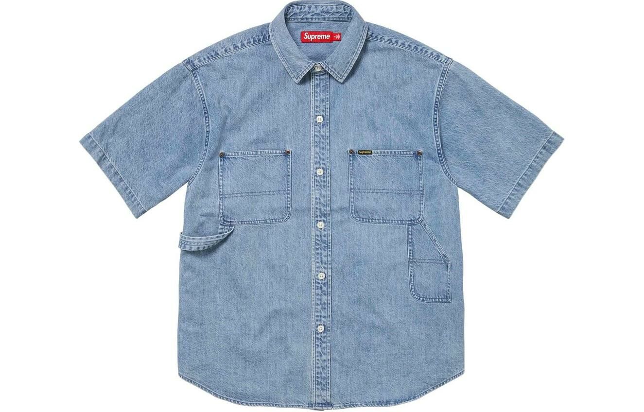【代購】Supreme Loose Fit S/S Denim Painter Shirt