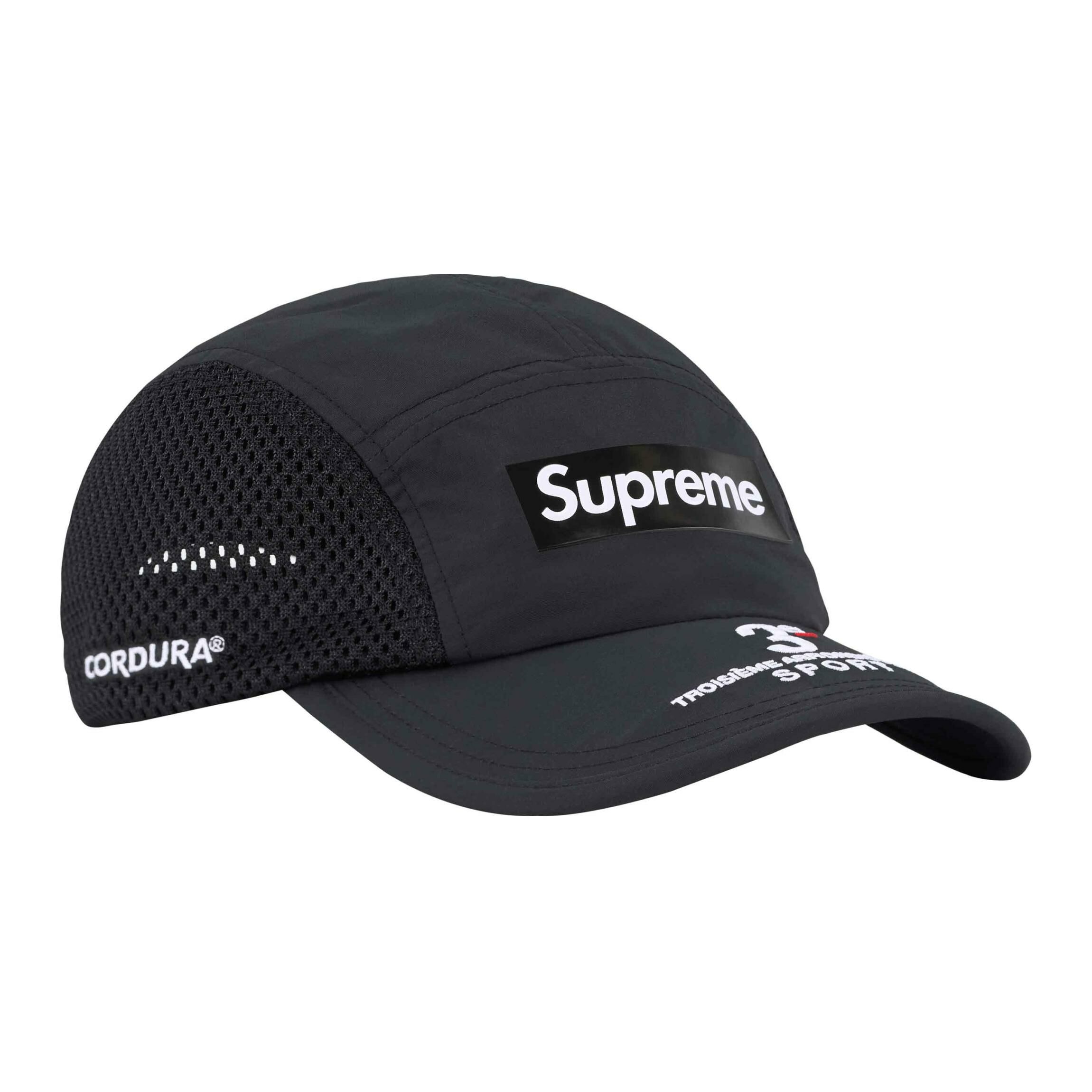 【代購】Supreme Nylon Baseball Caps Unisex Black
