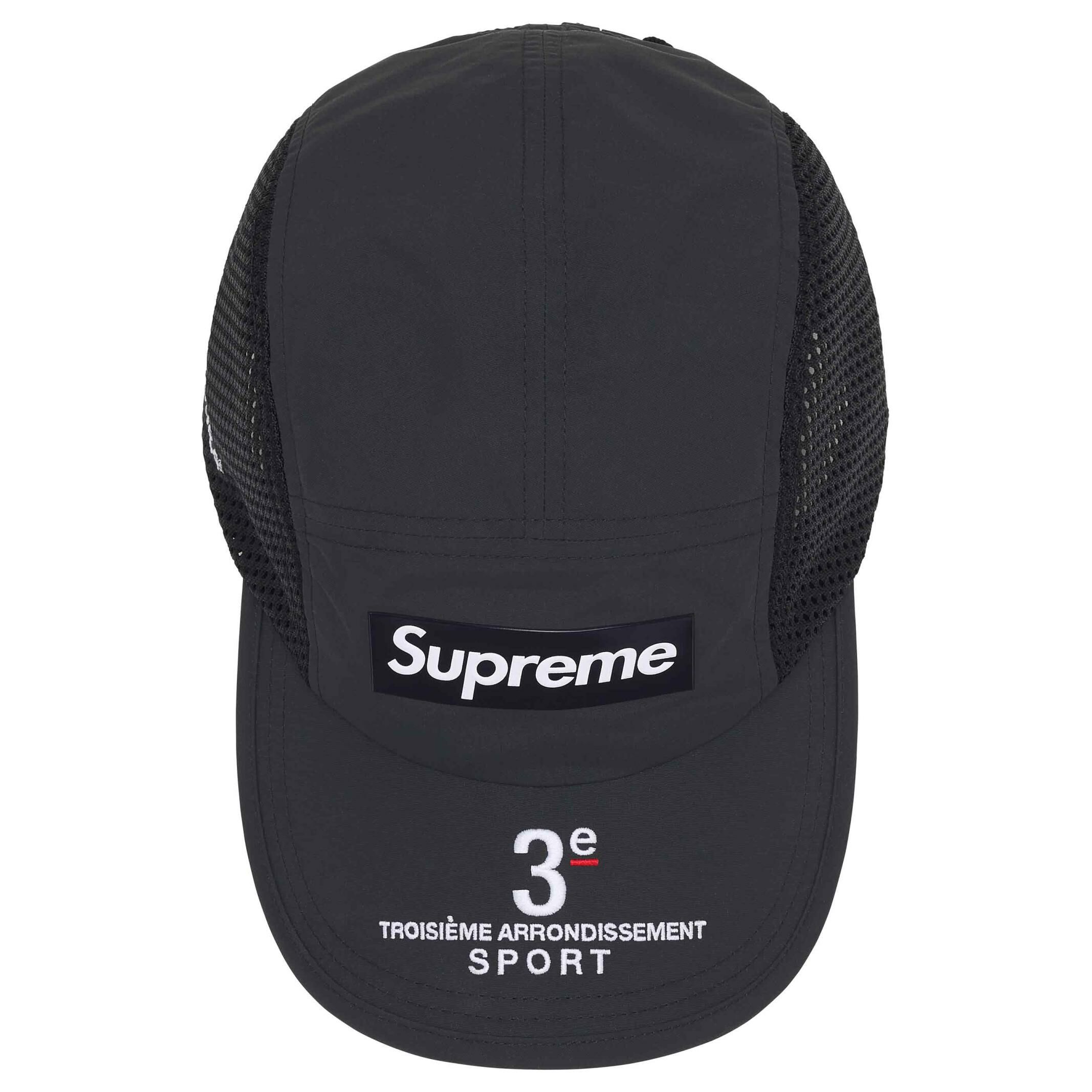 【代購】Supreme Nylon Baseball Caps Unisex Black