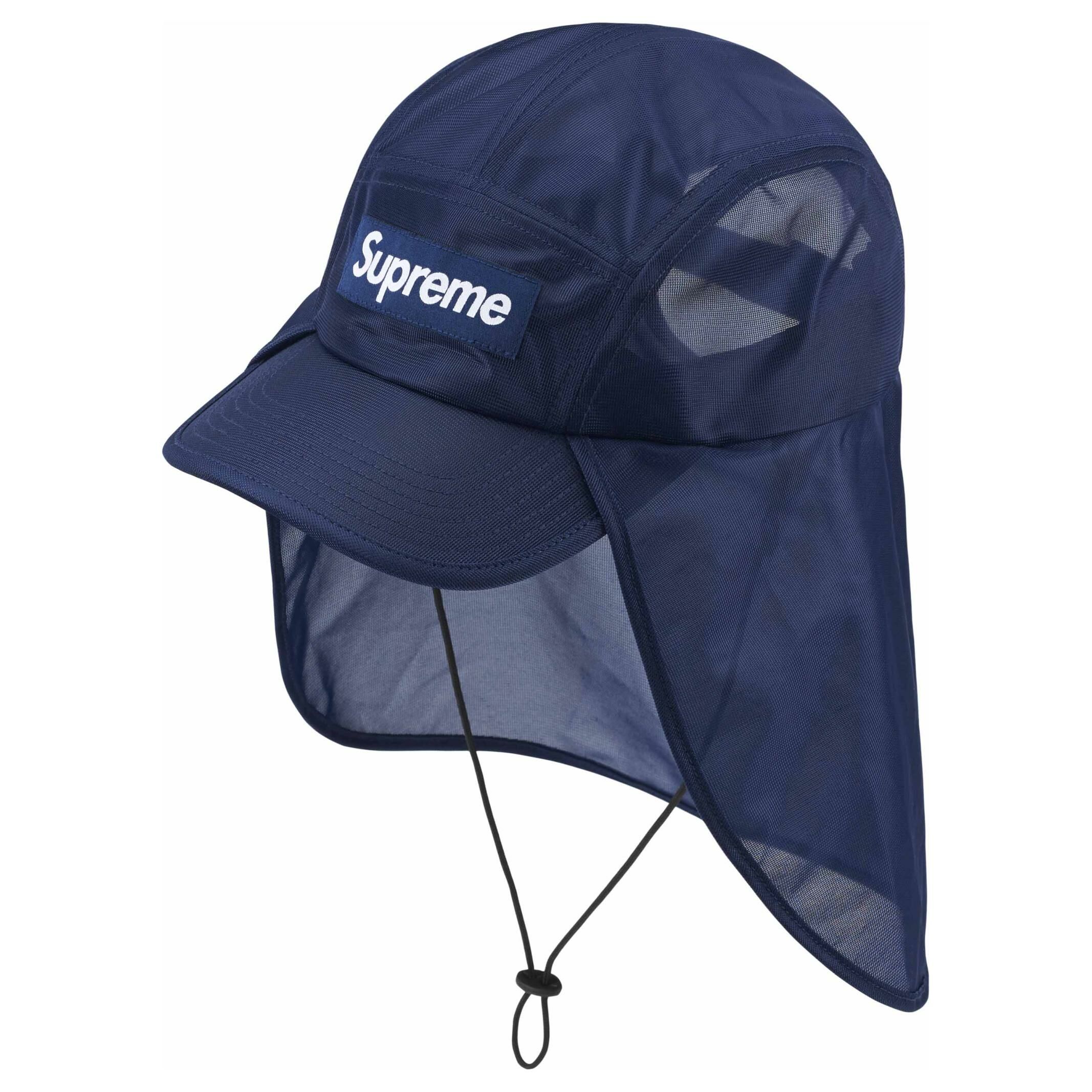 【代購】Supreme Polyester Baseball Caps Unisex Blue