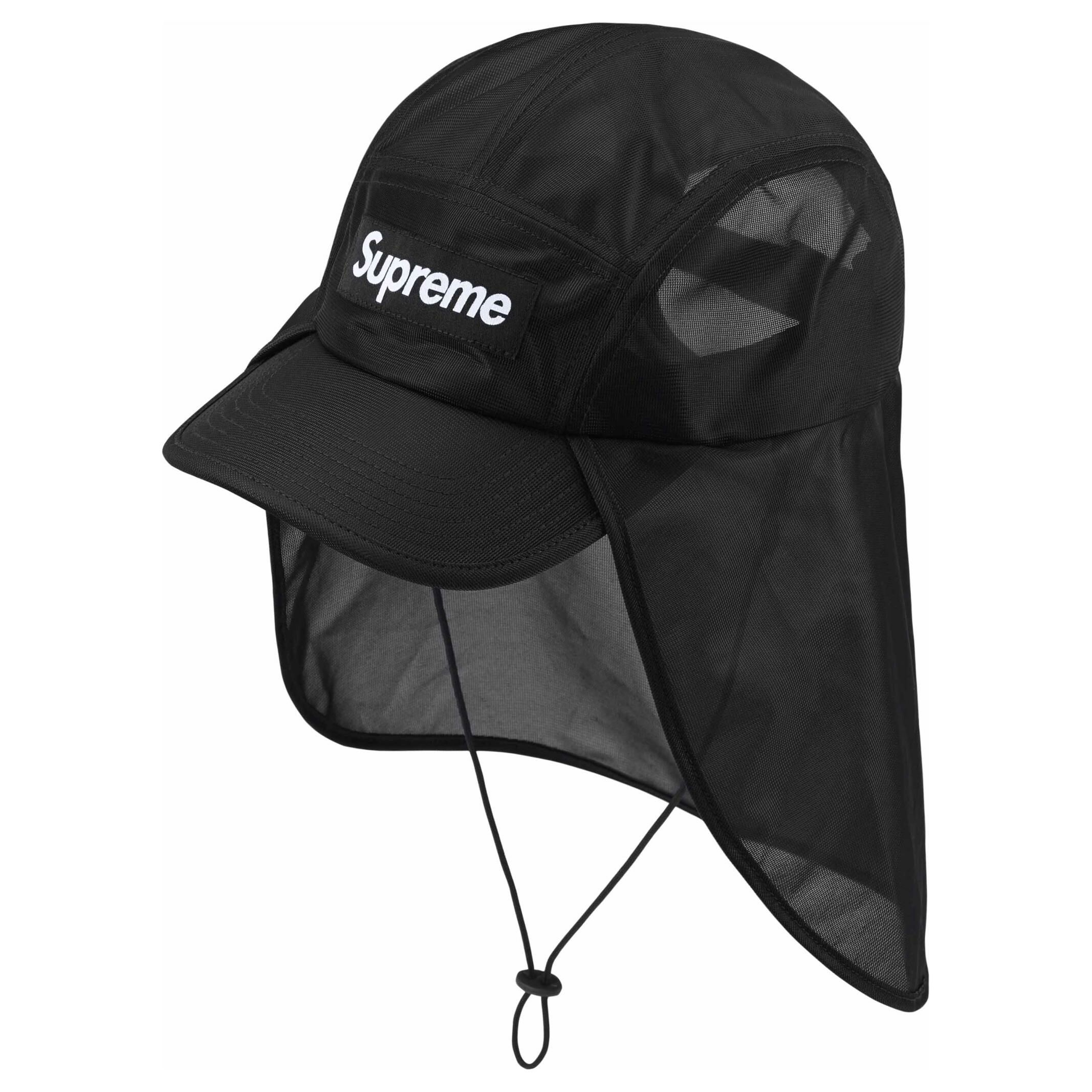 【代購】Supreme Polyester Baseball Caps Unisex Black