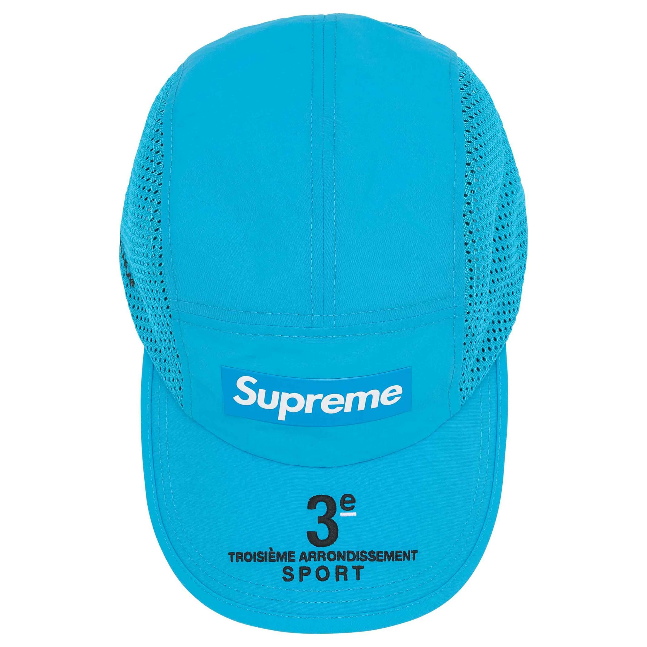 【代購】Supreme Mesh Side Panel Camp Cap SS24