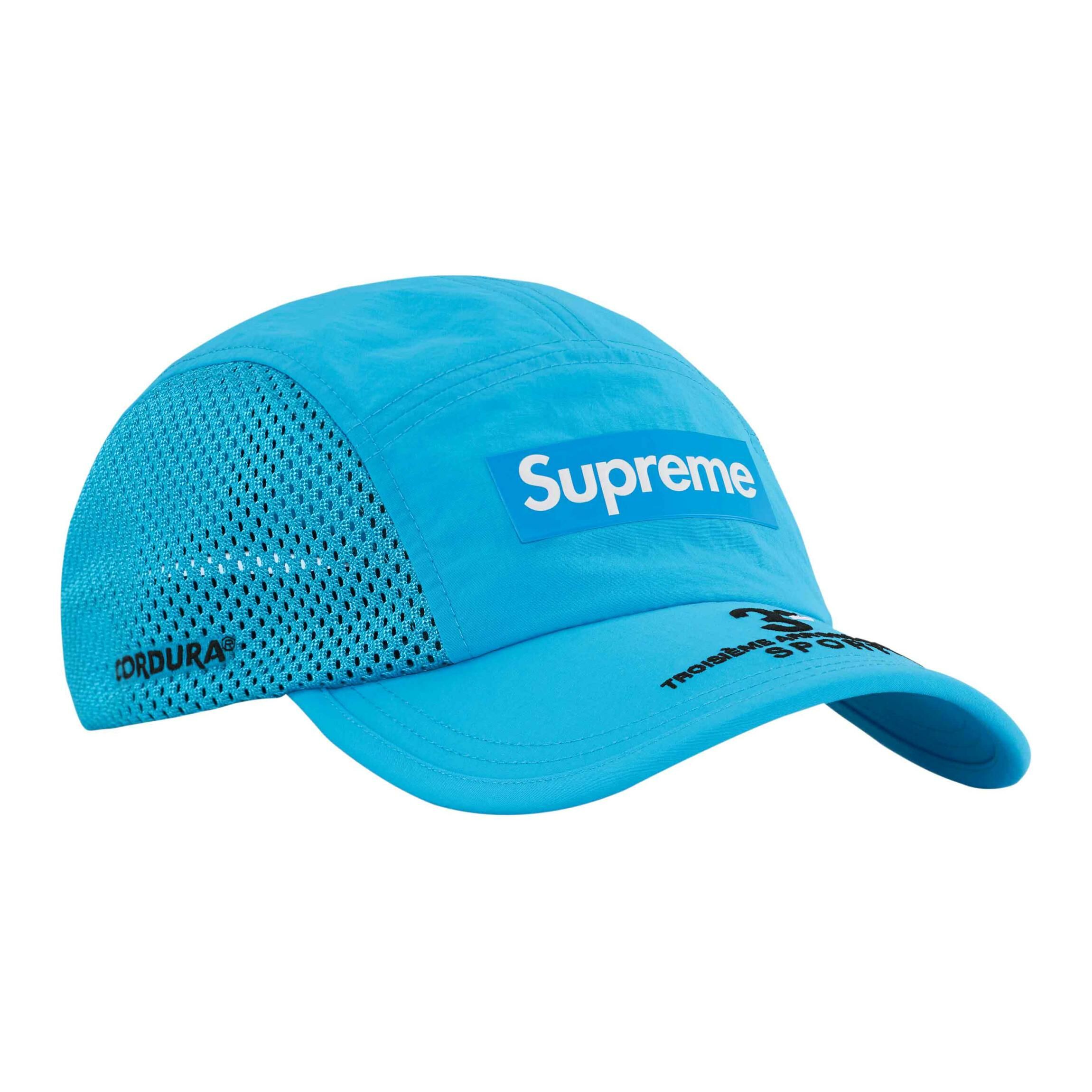 【代購】Supreme Mesh Side Panel Camp Cap SS24