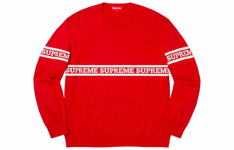 【代購】Supreme Logo Stripe Knit Top