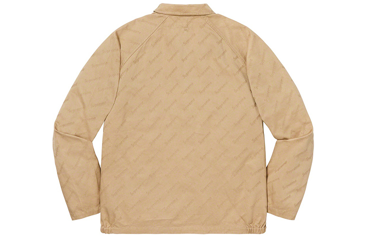 【代購】Supreme Snap Front Jacquard Logos Twill Jacket