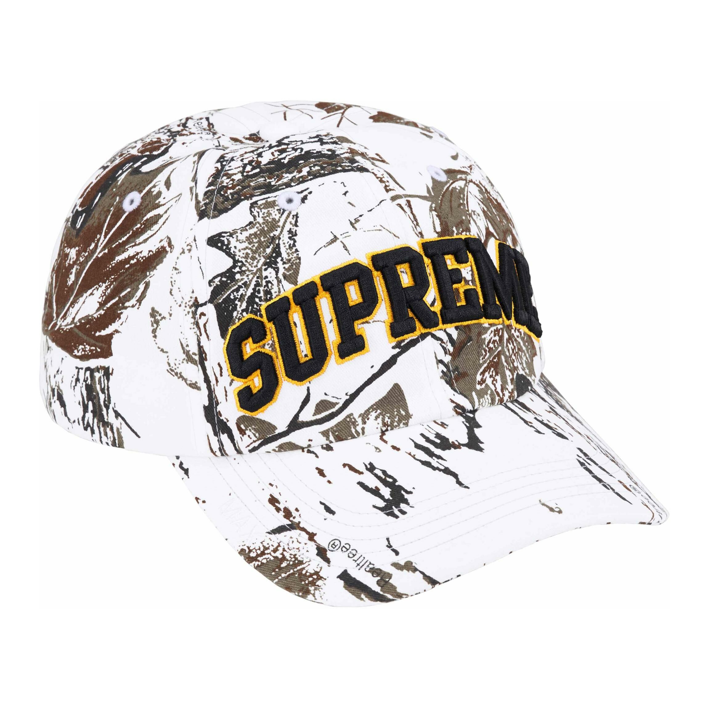【代購】Supreme Cotton Baseball Caps Unisex White