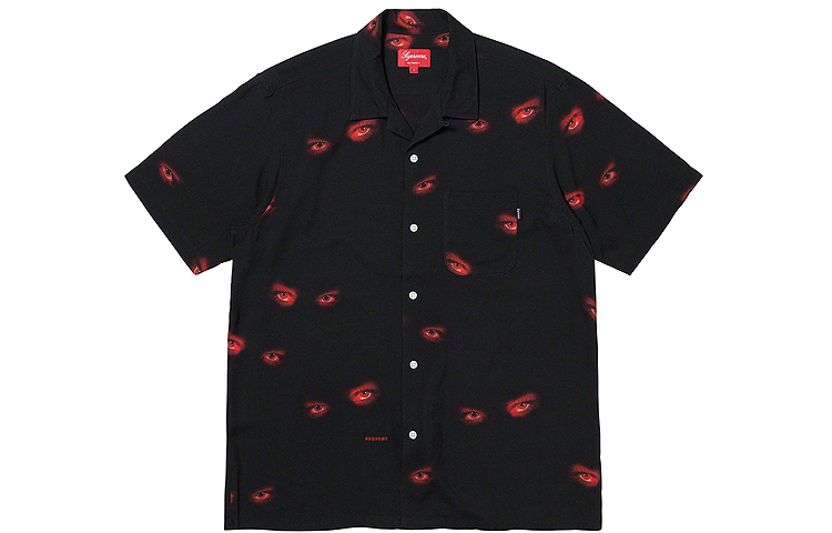 【代購】Supreme Eyes Rayon Shirt