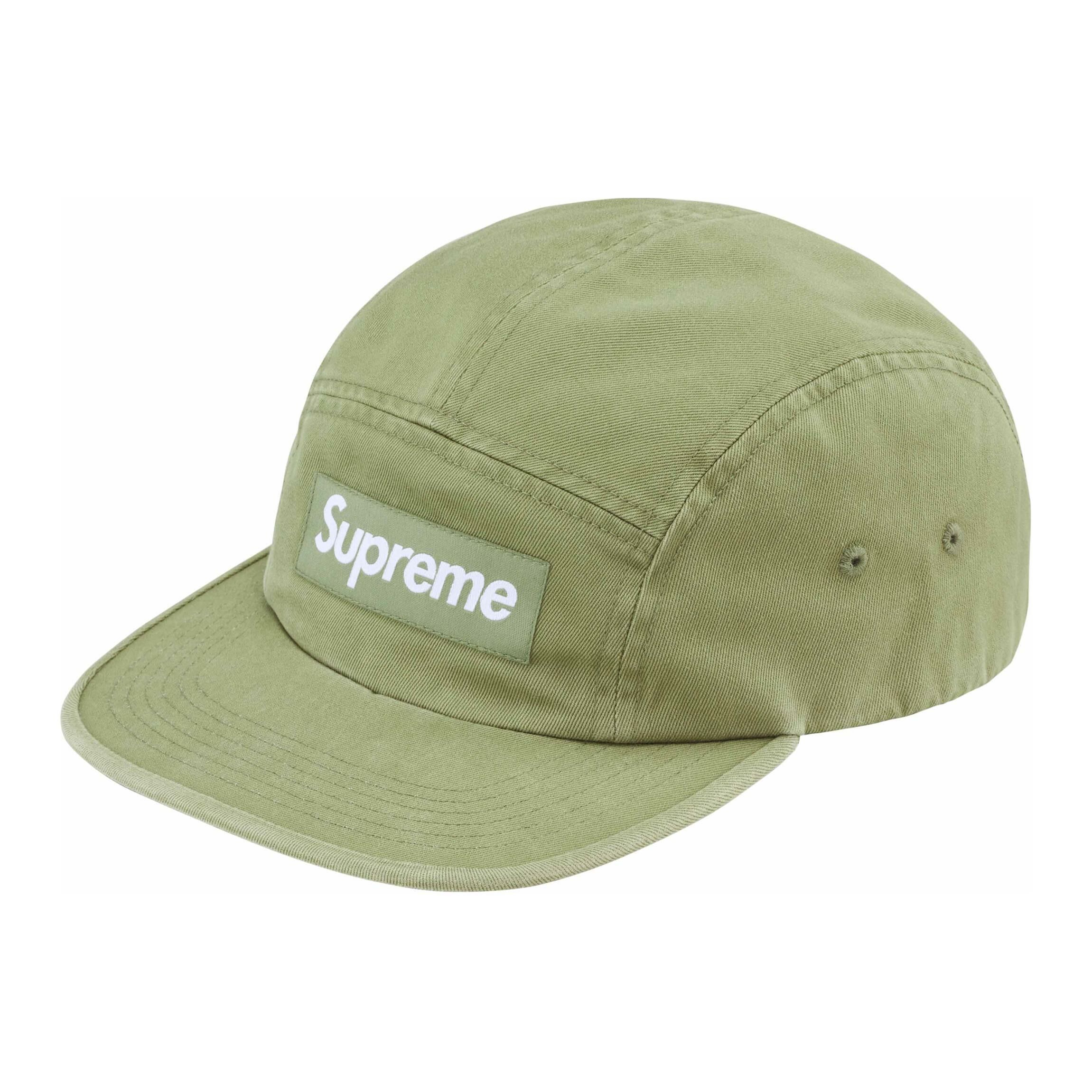 【代購】Supreme Washed Chino Twill Camp Cap SS24