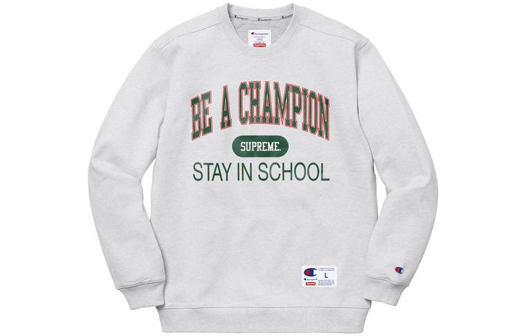 【代購】Champion X Supreme Co-branded Collection Sweatshirts Unisex