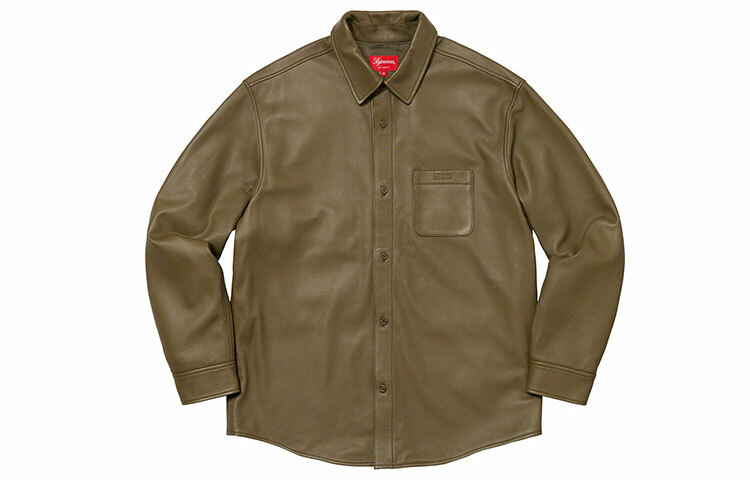 【代購】Supreme Leather Shirt