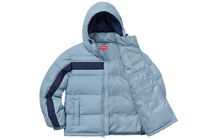 【代購】Supreme Stripe Panel Down Jacket