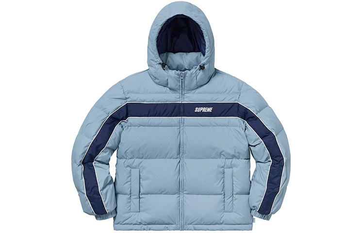 【代購】Supreme Stripe Panel Down Jacket