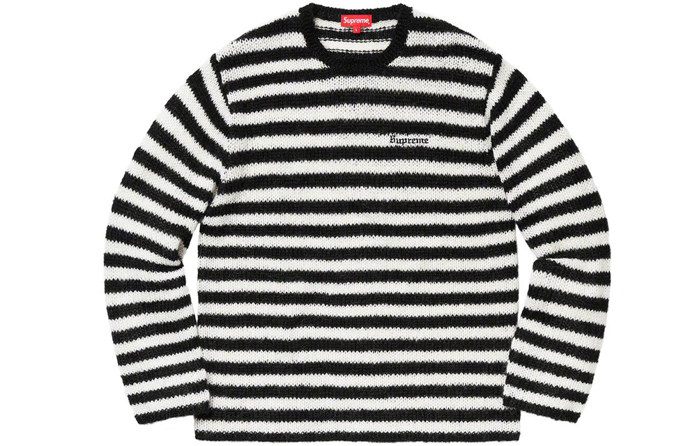 【代購】Supreme Stripe Mohair Sweater