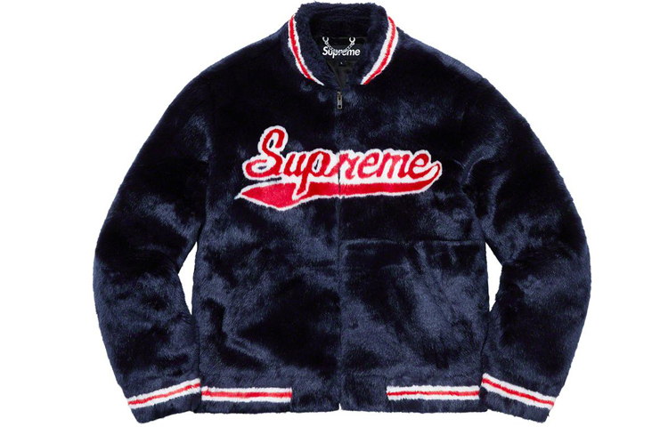 【代購】Supreme Faux Fur Varsity Jacket