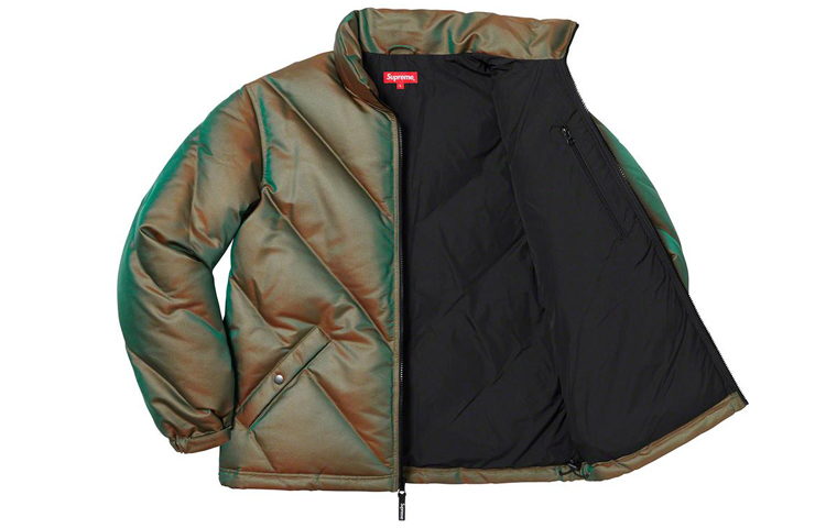 【代購】Supreme Iridescent Puffy Jacket
