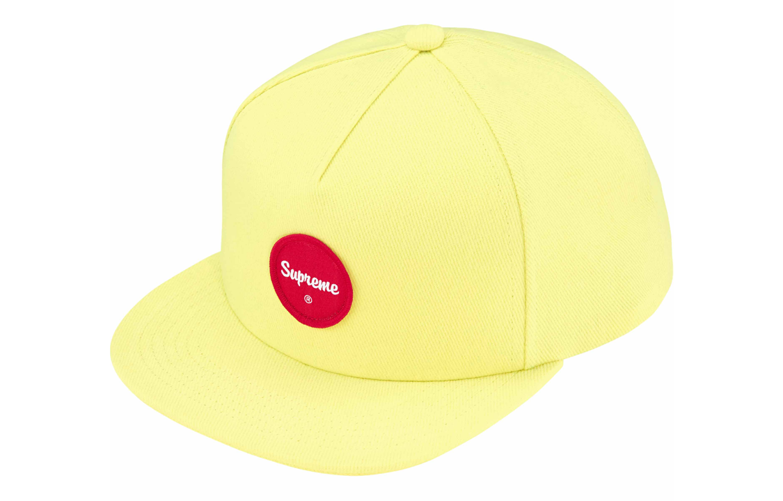 【代購】Supreme Cotton Baseball Caps Unisex Light Yellow