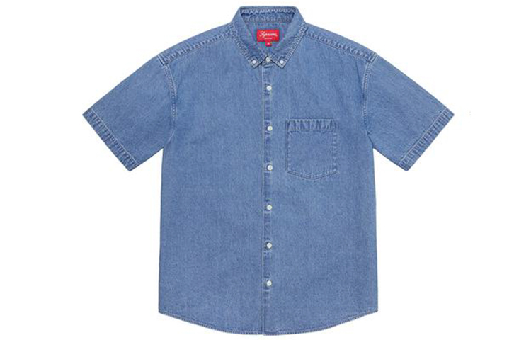【代購】Supreme Embossed Denim S/S Shirt